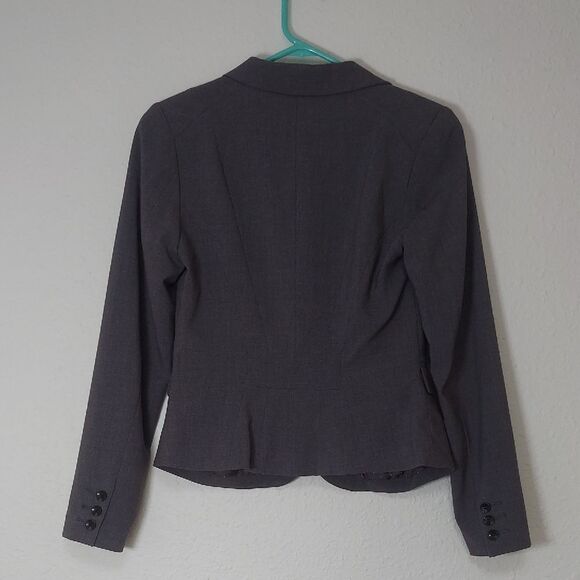H&M Gray Blazer Classic Tailored Suit Jacket - Picture 3 of 10